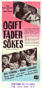 Unmarried Mothers 1953 movie poster Eva Stiberg Lissi Alandh Bengt Logardt Hans Dahlin Ladies Denmark