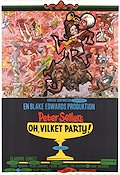 The Party 1968 movie poster Peter Sellers Claudine Longet Natalia Borisova Blake Edwards