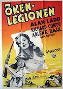 Desert Legion 1953 movie poster Alan Ladd Arlene Dahl