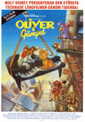 Oliver and Company 1988 movie poster Joey Lawrence George Scribner Animation Dogs Instruments