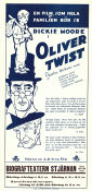 Oliver Twist 1933 movie poster Dickie Moore Irving Pichel William Boyd William J Cowen