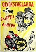 Meet Dr Jekyll and Mr Hyde 1954 movie poster Abbott and Costello Boris Karloff Helen Westcott