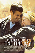 One Fine Day 1996 movie poster Michelle Pfeiffer George Clooney Mae Whitman Michael Hoffman