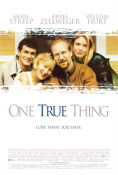 One True Thing 1998 movie poster Meryl Streep Renée Zellweger William Hurt Carl Franklin