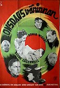 Onsdagsväninnan 1946 movie poster Sonja Wigert Sture Lagerwall Erik Bullen Berglund Sture Lagerwall