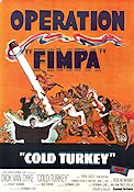 Cold Turkey 1971 movie poster Dick Van Dyke Pippa Scott Tom Poston Norman Lear Smoking