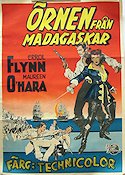 Against All Flags 1952 movie poster Errol Flynn Maureen O´Hara Anthony Quinn George Sherman Adventure and matine