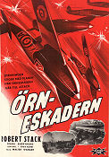 Eagle Squadron 1942 movie poster Robert Stack Diana Barrymore Jon Hall Arthur Lubin Planes War