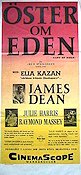 East of Eden 1955 movie poster James Dean Julie Harris Raymond Massey Elia Kazan Writer: John Steinbeck