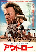 Outlaw Josey Wales 1976 movie poster Clint Eastwood