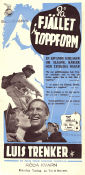 Liebesbriefe aus dem Engadin 1938 movie poster Luis Trenker Carla Rust Erika von Thellmann Werner Klingler Mountains