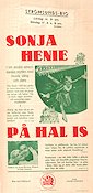 Thin Ice 1937 movie poster Sonja Henie Tyrone Power Winter sports