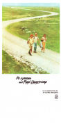 Pippi on the Run 1970 movie poster Inger Nilsson Maria Persson Hans Alfredson Olle Hellbom Writer: Astrid Lindgren Kids