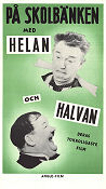 På skolbänken 1945 movie poster Helan och Halvan Laurel and Hardy