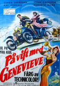 Genevieve 1953 movie poster Dinah Sheridan John Gregson Kay Kendall Henry Cornelius Cars and racing