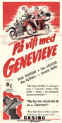 Genevieve 1953 movie poster Dinah Sheridan John Gregson Kay Kendall Henry Cornelius Cars and racing