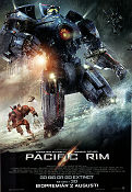 Pacific Rim 2013 movie poster Idris Elba Charlie Hunnam Guillermo del Toro