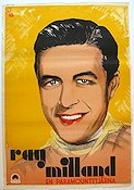 Paramount Ray Milland 1935 movie poster Ray Milland Production: Paramount