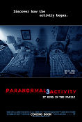 Paranormal Activity 3 2011 poster Katie Featherston Henry Joost
