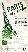 Paris mysterier 1933 movie poster Patric Knowles Maria Montez