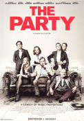 The Party 2017 movie poster Timothy Spall Kristin Scott Thomas Patricia Clarkson Sally Potter