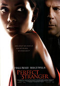 Perfect Stranger 2007 movie poster Halle Berry Bruce Willis James Foley