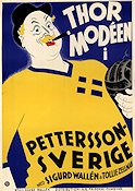 Pettersson Sverige 1934 movie poster Thor Modéen