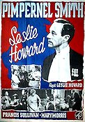 Pimpernel Smith 1941 movie poster Francis L Sullivan Allan Jeayes Leslie Howard Find more: Nazi