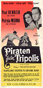 Pirates of Tripoli 1955 poster Paul Henreid Felix E Feist