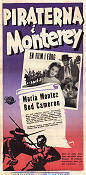 Pirates of Monterey 1947 movie poster Maria Montez Rod Cameron Mikhail Rasumny Alfred L Werker