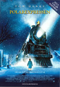 The Polar Express 2004 movie poster Robert Zemeckis Animation Trains Holiday