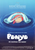 Gake no ue no Ponyo 2008 movie poster Hayao Miyazaki Production: Studio Ghibli Find more: Anime Fish and shark Country: Japan