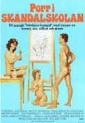 Porr i skandalskolan 1974 movie poster Rune Hallberg Jack Bjurquist Bert Torn
