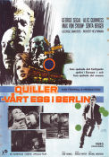 The Quiller Memorandum 1966 movie poster George Segal Alec Guinness Max von Sydow Senta Berger Michael Anderson Agents