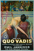 Quo Vadis 1924 movie poster Emil Jannings