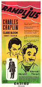 Limelight 1952 movie poster Claire Bloom Nigel Bruce Buster Keaton Charlie Chaplin Circus