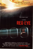 Red Eye 2005 movie poster Rachel McAdams Cillian Murphy Brian Cox Wes Craven