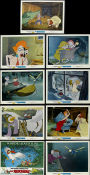 The Rescuers 1978 lobby card set Animation