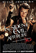Resident Evil Afterlife 2010 movie poster Milla Jovovich Ali Larter Paul WS Anderson