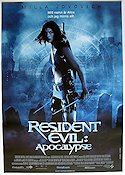 Resident Evil: Apocalypse 2004 poster Milla Jovovich Alexander Witt