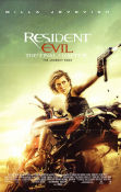Resident Evil: The Final Chapter 2016 movie poster Milla Jovovich Iain Glen Ali Larter Paul WS Anderson