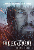 The Revenant 2015 movie poster Leonardo DiCaprio Tom Hardy Will Poulter Alejandro G Inarritu