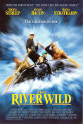The River Wild 1994 movie poster Meryl Streep Kevin Bacon David Strathairn Curtis Hanson Ships and navy Travel