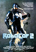 RoboCop 2 1990 movie poster Peter Weller Nancy Allen Belinda Bauer Irvin Kershner Robots Police and thieves