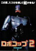 RoboCop 2 1990 movie poster Peter Weller Nancy Allen Belinda Bauer Irvin Kershner Robots Police and thieves