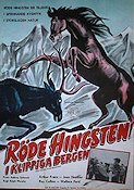 Röde hingsten i Klippiga Bergen 1951 movie poster Jean Heather Horses Mountains