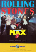 Rolling Stones At the Max 1991 movie poster Rolling Stones Mick Jagger Keith Richards Charlie Watts Noel Archambault Rock and pop Find more: Cosmonova