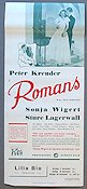 Romans 1941 movie poster Sonja Wigert Sture Lagerwall