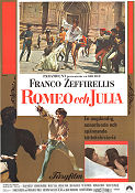 Romeo and Juliet 1968 poster Olivia Hussey Franco Zeffirelli