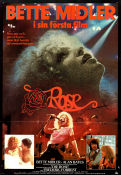 The Rose 1979 movie poster Bette Midler Alan Bates Frederic Forrest Mark Rydell Find more: Janis Joplin Musicals Rock and pop